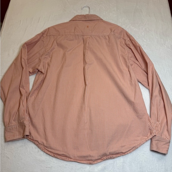 Browning Men's Orange Plaid Button Down Shirt - Picture 2 of 5